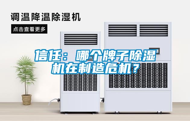 信任：哪個牌子除濕機(jī)在制造危機(jī)？