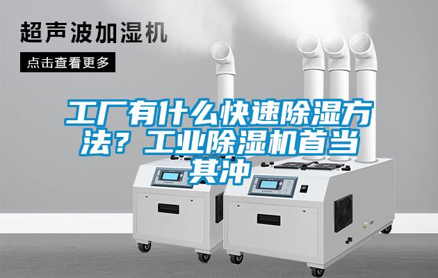 工廠有什么快速除濕方法?工業除濕機首當其沖
