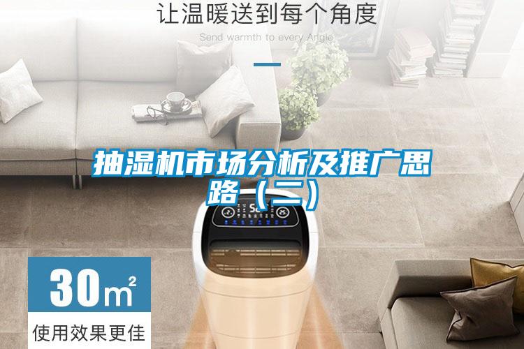 抽濕機(jī)市場分析及推廣思路(二)