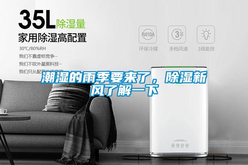 潮濕的雨季要來了,除濕新風了解一下