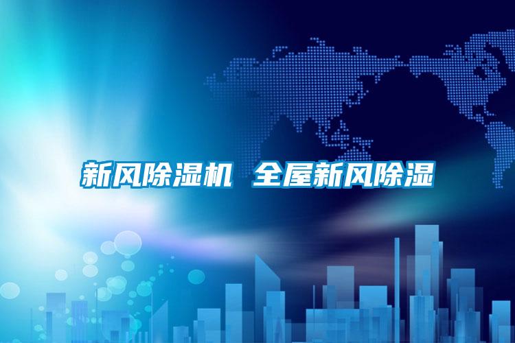新風(fēng)除濕機 全屋新風(fēng)除濕