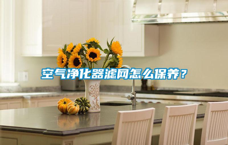 空氣凈化器濾網(wǎng)怎么保養(yǎng)？