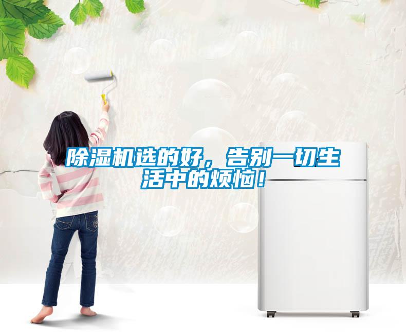 除濕機選的好，告別一切生活中的煩惱！