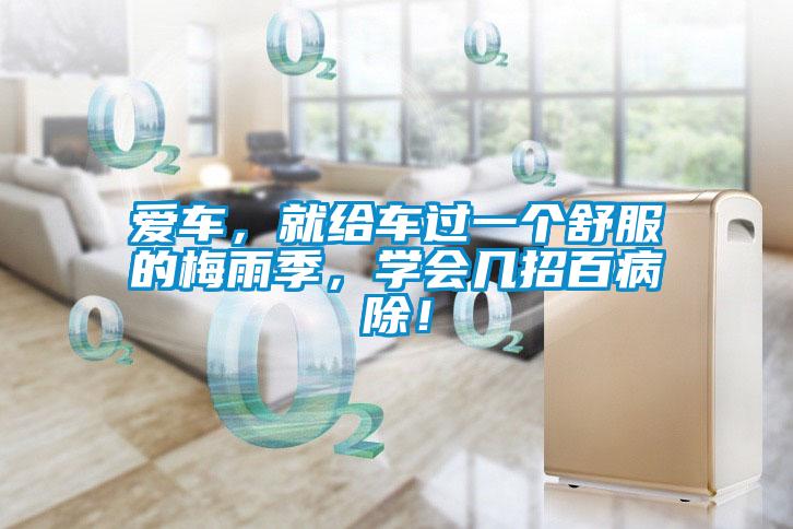 愛車,就給車過一個舒服的梅雨季,學會幾招百病除!