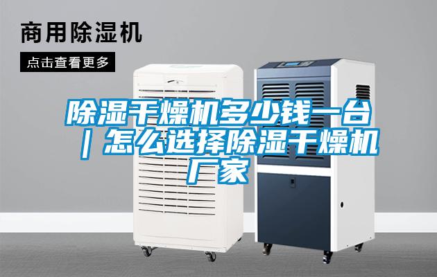 除濕干燥機多少錢一臺|怎么選擇除濕干燥機廠家