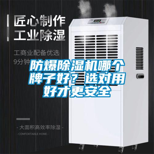 防爆除濕機哪個牌子好?選對用好才更安全
