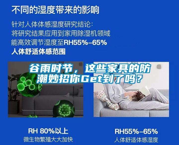 谷雨時節,這些家具的防潮妙招你Get到了嗎?