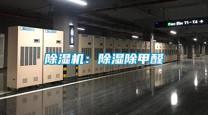 除濕機:除濕除甲醛