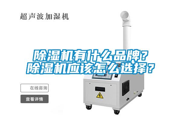 除濕機有什么品牌？除濕機應該怎么選擇？
