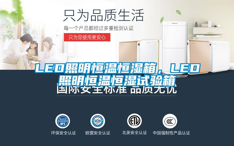 LED照明恒溫恒濕箱，LED照明恒溫恒濕試驗箱