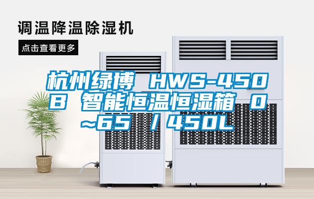 杭州綠博 HWS-450B 智能恒溫恒濕箱 0~65℃/450L