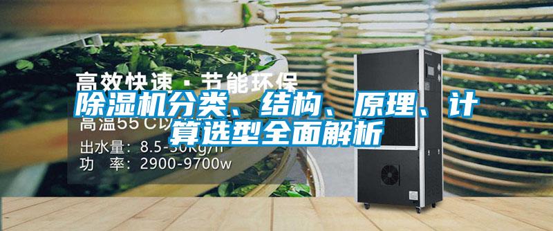 除濕機分類、結構、原理、計算選型全面解析