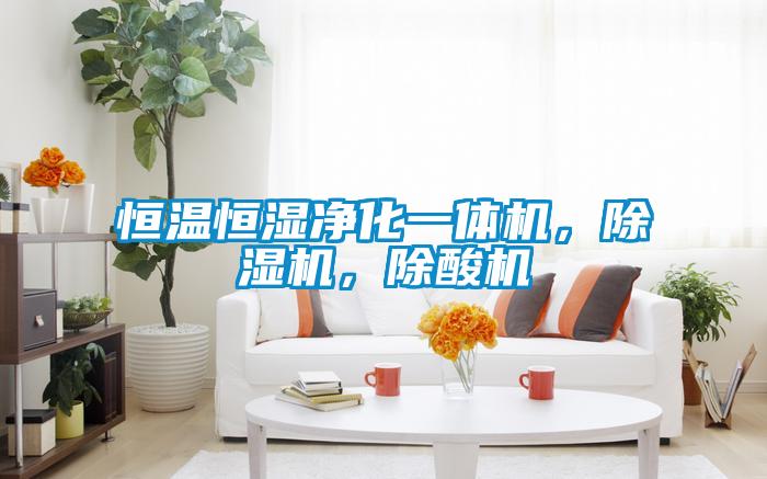 恒溫恒濕凈化一體機，除濕機，除酸機