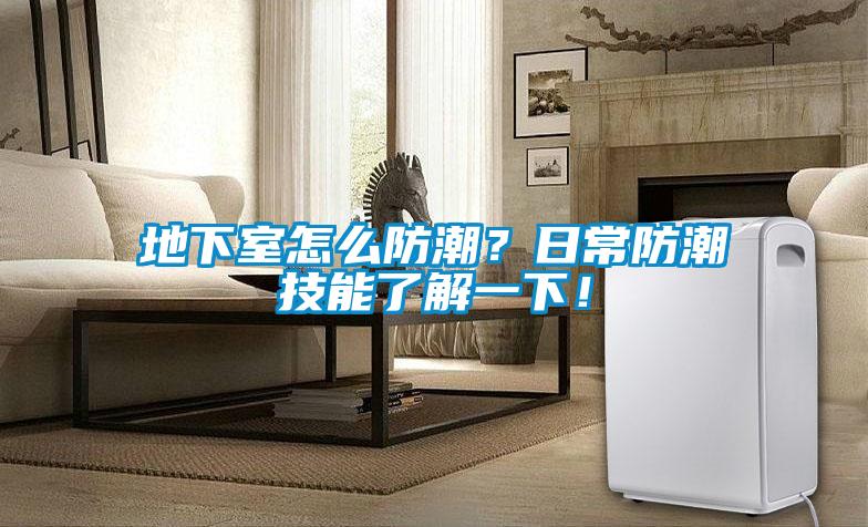 地下室怎么防潮?日常防潮技能了解一下!