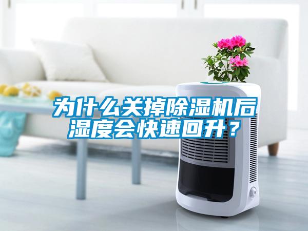 為什么關掉除濕機后濕度會快速回升？