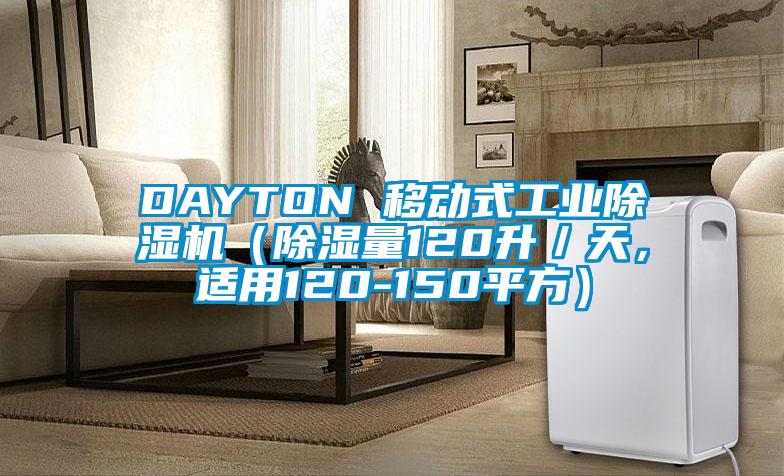 DAYTON 移動式工業除濕機（除濕量120升／天，適用120-150平方）