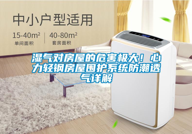 濕氣對房屋的危害極大！心力輕鋼房屋圍護系統(tǒng)防潮透氣詳解