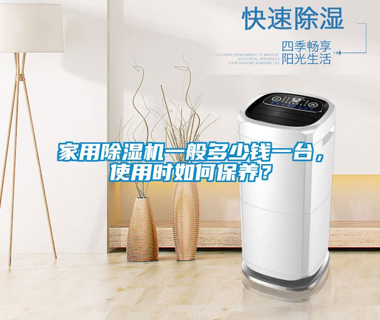 家用除濕機一般多少錢一臺，使用時如何保養？