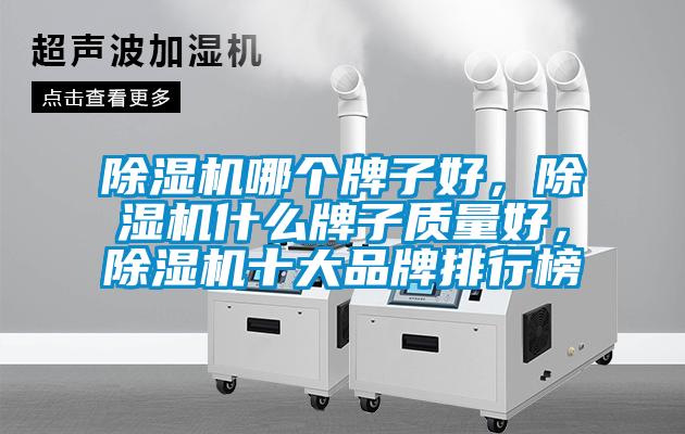 除濕機哪個牌子好,除濕機什么牌子質量好,除濕機十大品牌排行榜