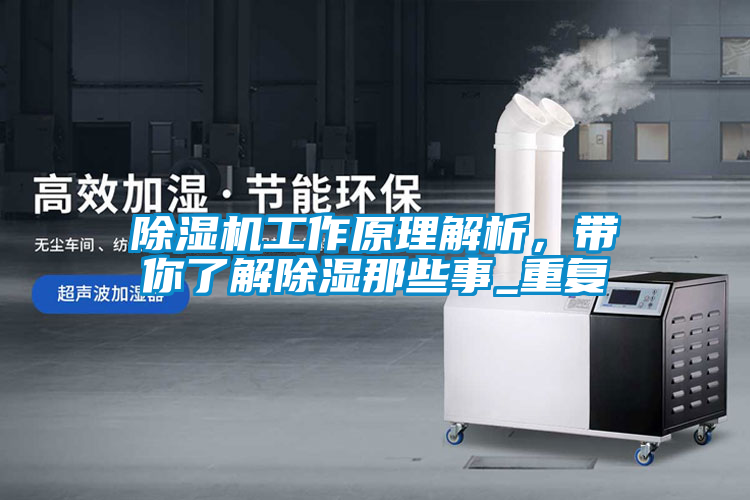 除濕機工作原理解析,帶你了解除濕那些事_重復