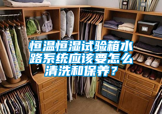 恒溫恒濕試驗(yàn)箱水路系統(tǒng)應(yīng)該要怎么清洗和保養(yǎng)?