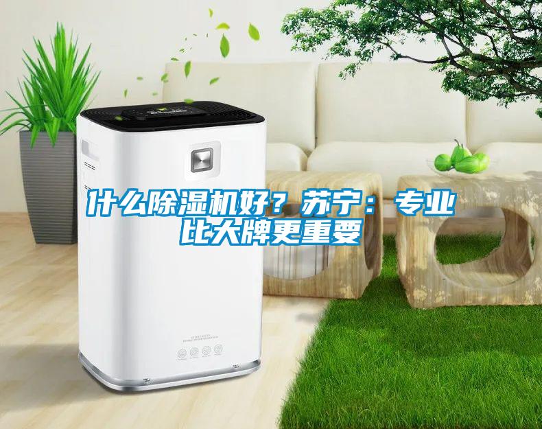 什么除濕機好?蘇寧:專業比大牌更重要