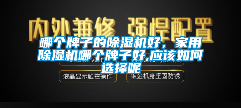 哪個(gè)牌子的除濕機(jī)好,家用除濕機(jī)哪個(gè)牌子好,應(yīng)該如何選擇呢