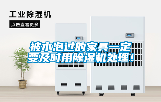 被水泡過的家具一定要及時用除濕機處理！