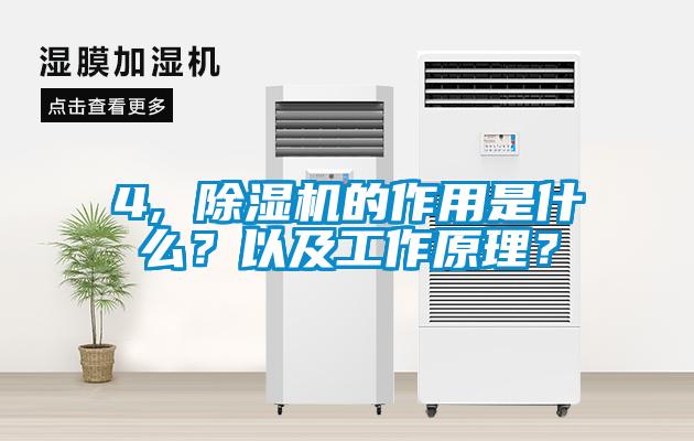 4, 除濕機的作用是什么？以及工作原理？