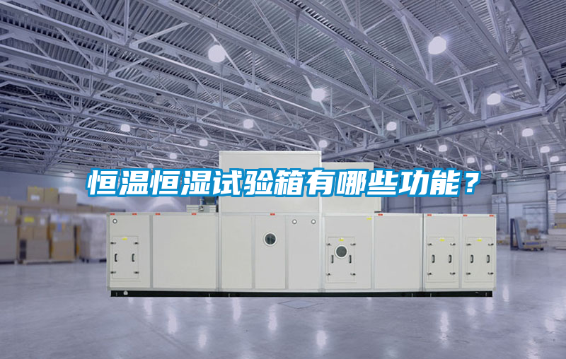 恒溫恒濕試驗(yàn)箱有哪些功能？