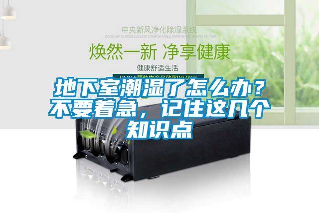地下室潮濕了怎么辦?不要著急,記住這幾個知識點
