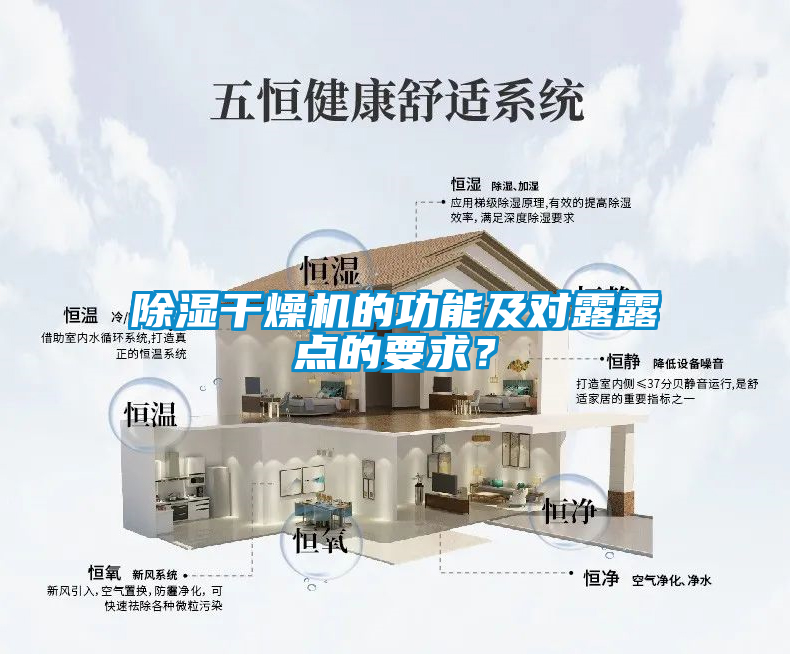 除濕干燥機(jī)的功能及對露露點(diǎn)的要求?