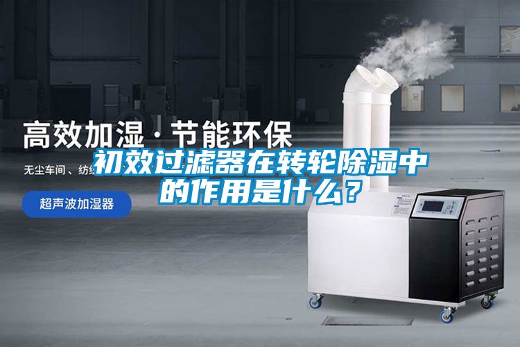 初效過濾器在轉輪除濕中的作用是什么?