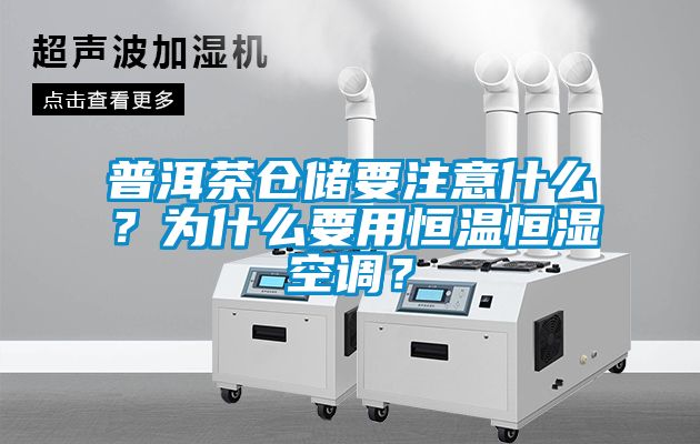 普洱茶倉儲要注意什么？為什么要用恒溫恒濕空調？