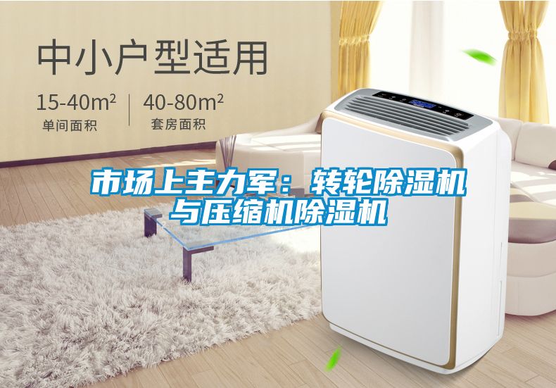 市場上主力軍:轉輪除濕機與壓縮機除濕機