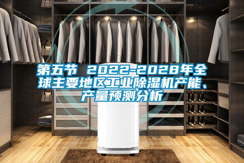 第五節(jié) 2022-2028年全球主要地區(qū)工業(yè)除濕機(jī)產(chǎn)能、產(chǎn)量預(yù)測分析